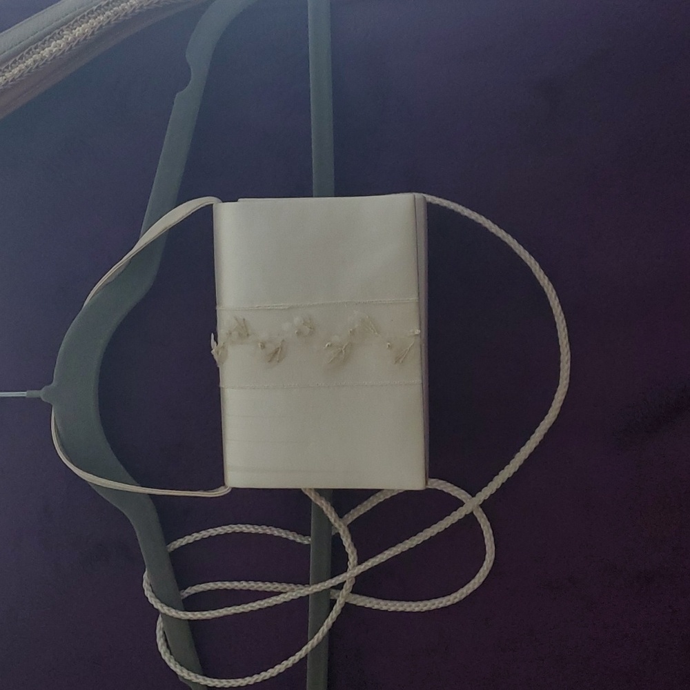 Little girls Easter purse unbranded white and cream